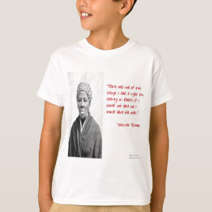 T-shirt Cadeaux de citation de Harriet Tubman "Liberté ou