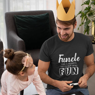 T-shirt Cadeaux de citation drôle de 'Funcle' pour oncle