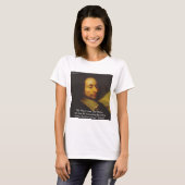 T-shirt Cadeaux de citations de sagesse de Pascal "Apprend (Devant entier)