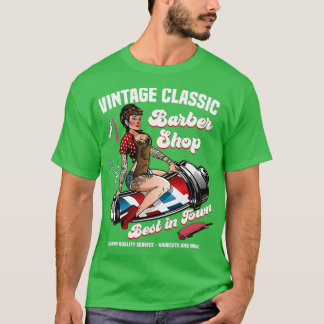 T-shirt Cadeaux de conception de barbier pour coiffeur Men