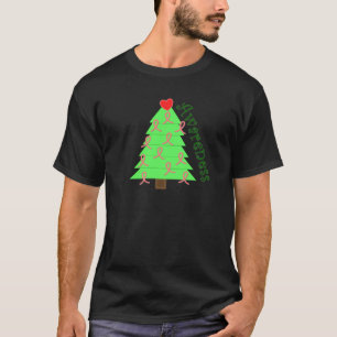 T-shirt Cadeaux de conscience de cancer du sein--Arbre