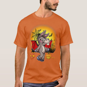 T-shirt Cadeaux de costume d'Halloween d'âne drôle 