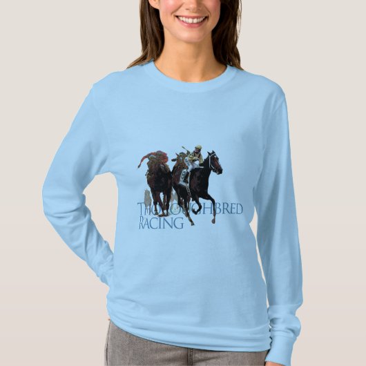 T-shirt Cadeaux de course de chevaux de pur sang (Devant)