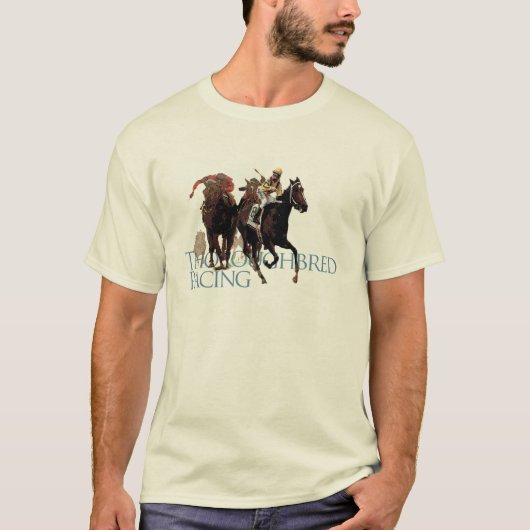 T-shirt Cadeaux de course de chevaux de pur sang (Devant)