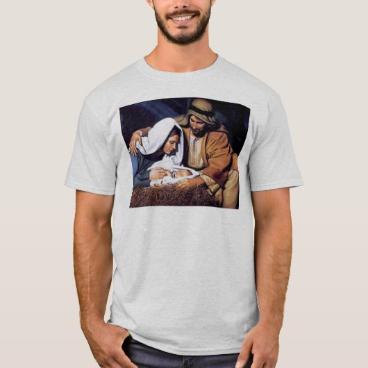 T-shirt Cadeaux de crèches pour Noël (Devant)