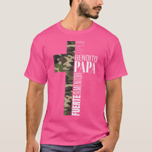 T-shirt Cadeaux de Dia del Padre pour hommes chrétiens esp