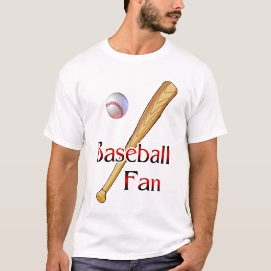T-shirt Cadeaux de fan de base-ball (Devant)