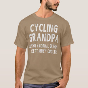 T-shirt Cadeaux de Fête des pères grand-père de vélo grand