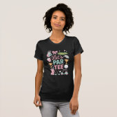T-shirt Cadeaux de golfeuse coquette Let's Par Tee (Devant entier)