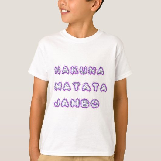 T-SHIRT CADEAUX DE HAKUNA MATATA JAMBO (Devant)