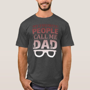 T-shirt Cadeaux de la fête des pères pour hommes Mon peupl