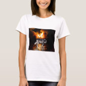 T-shirt Cadeaux de loup gris "survivant" (Devant)
