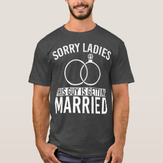 T-shirt Cadeaux de Mariage Drôles pour Hommes Hommes Désol