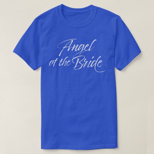 T-shirt Cadeaux de mariage pour la mariée mère Ange (Design devant)