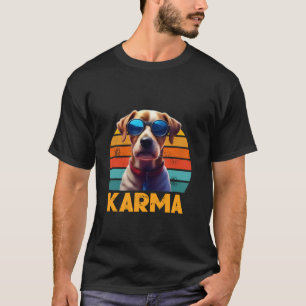 T-shirt Cadeaux de musique de chien vintage pour adolescen
