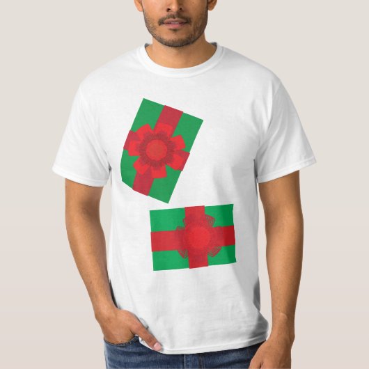 T-shirt Cadeaux de Noël (Devant)