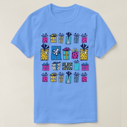 T-shirt Cadeaux de Noël Cute toon (Design devant)