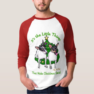 T-shirt Cadeaux de Noël de Fox Terrier de jouet