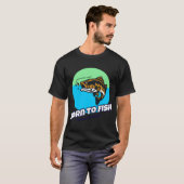 T-shirt Cadeaux de Noël de pêche joyeuse (Devant entier)