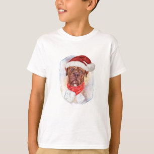 T-shirt Cadeaux De Noël Mastiff Français Pour Amoureux de