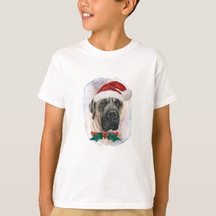 T-shirt Cadeaux de Noël pour amateurs de Mastiff Anglais