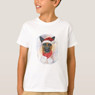 T-shirt Cadeaux de Noël pour les amoureux des chiens berge