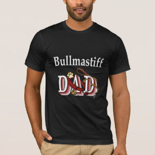T-shirt Cadeaux de papa de Bullmastiff