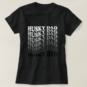 T-shirt Cadeaux de père husky Sibérien, cadeau de propriét