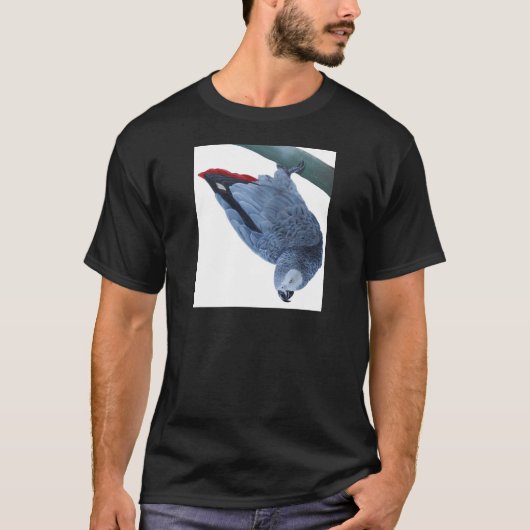 T-shirt Cadeaux de perroquet de gris africain (Devant)