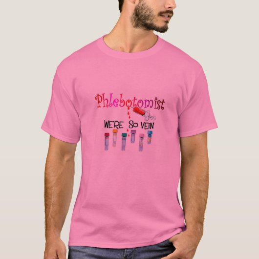 T-shirt Cadeaux de Phlebotomist (Devant)