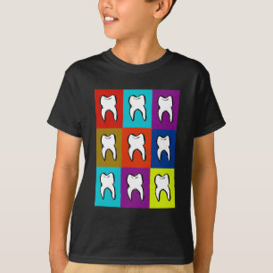 T-shirt Cadeaux de Popart de dentiste