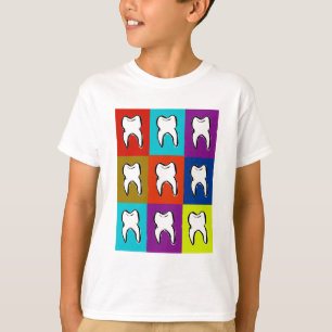 T-shirt Cadeaux de Popart de dentiste