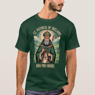 T-shirt Cadeaux de prière de Saint Patrick d'Irlande pour