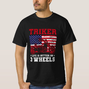T-shirt Cadeaux de randonnée   Trike Triker Triker Vélo