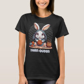 T-shirt Cadeaux de retraite de lapin pour maman de Crochet (Devant)