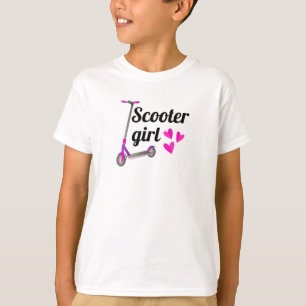 T-shirt Cadeaux De Scooter Pour Filles Scootering Scooter