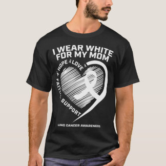 T-shirt Cadeaux de sensibilisation au cancer du poumon Mèr