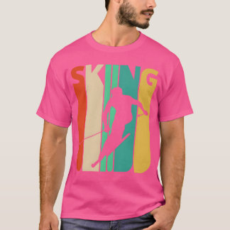 T-shirt Cadeaux de ski rétro géniaux des années 70 pour sk