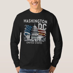 T-shirt Cadeaux de souvenir de Washington DC Capitol Hills