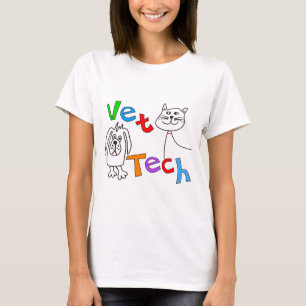 T-shirt Cadeaux de technologie de vétérinaire, technicie
