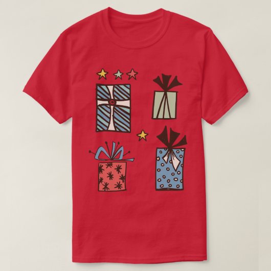 T-shirt Cadeaux de vacances Retro (Design devant)