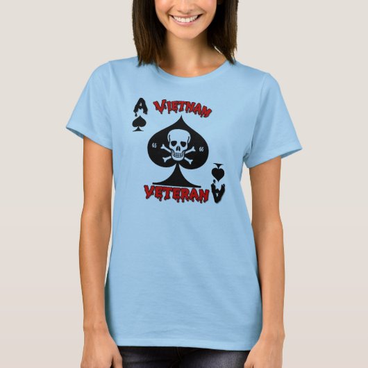 T-shirt Cadeaux de vétéran du Vietnam 1965 - 1966 (Devant)