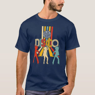 T-shirt Cadeaux disco rétro années 70 Boule de disco de da