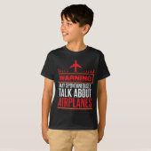 T-shirt Cadeaux drôles de pilote et d'avions (Devant entier)