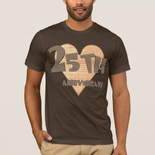 T-shirt Cadeaux du 25e anniversaire du Mariage