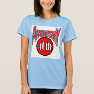 T-shirt Cadeaux du 40e anniversaire du Mariage