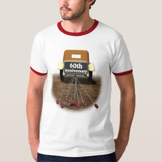 T-shirt Cadeaux du 60e anniversaire du Mariage (Devant)