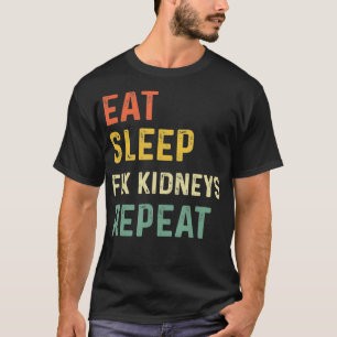 T-shirt Cadeaux du retro du rein Néphrologie Infirmière