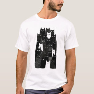 T-shirt Cadeaux esthétiques artistiques de motifs de chats
