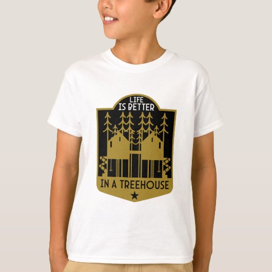 T-shirt Cadeaux Et Vêtements De Playhouse Treehouse (Devant)